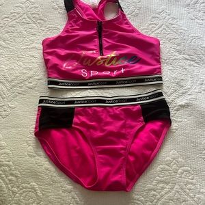 Justice swimsuit
